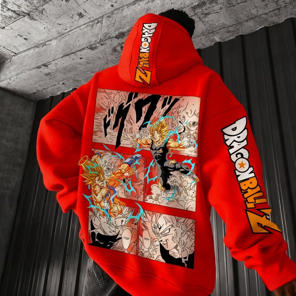 Winter Clothing Brand - ドラゴンボールコミックス社ブランドプリントパーカー 2025 メンズ＆レディース 秋冬新作 ルーズカジュアル 日本風原宿系セータートップス