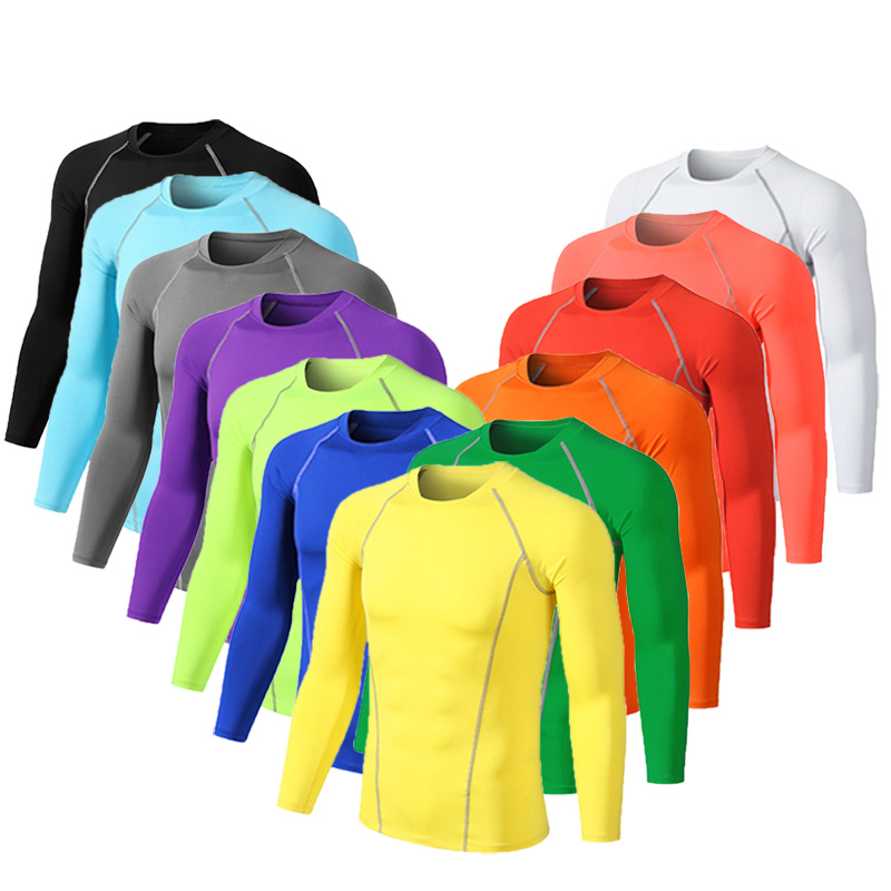 Winter Clothing For Boys - 男性女性キッズ子供少年少女圧縮ランニングロング Tシャツフィットネススポーツバスケットボールサッカージムスポーツウェア服 B1004