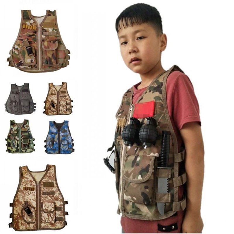 Winter Clothing For Boys - 子供軍戦術軍事狙撃ベスト狩猟 CP 迷彩制服ジャングル戦闘服 CS ゲームエアガンベスト子供のための