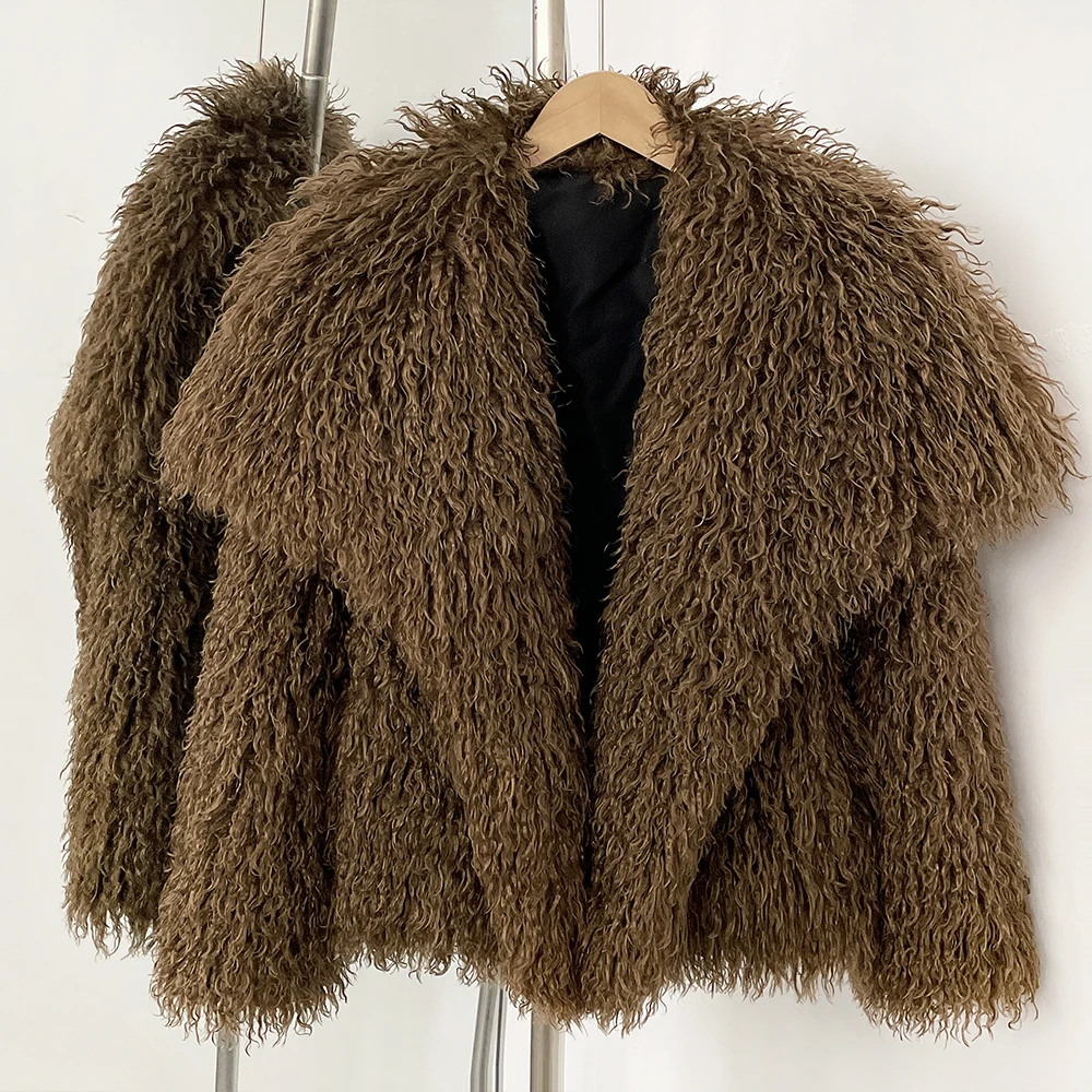 毛皮コート 環境に優しいフェイクファーコート コート＆ジャケ - Winter Clothing Store のレビューと価格