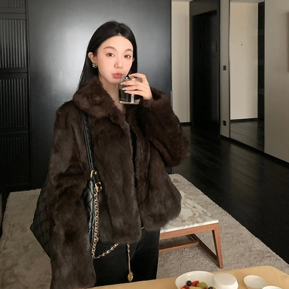 Natural Rabbit Fur Coat Women  - Winter Clothing Store のレビューと価格