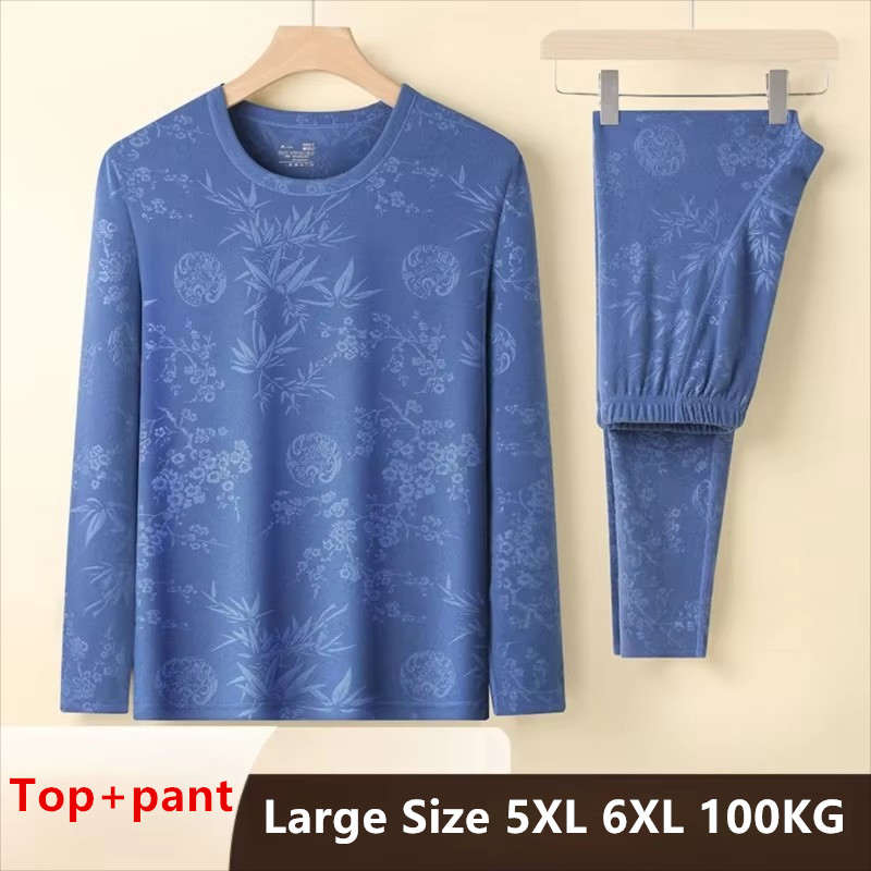 新着メンズサーマル下着セット プリント ファッション トレン - Warm Winter Clothing のレビューと価格