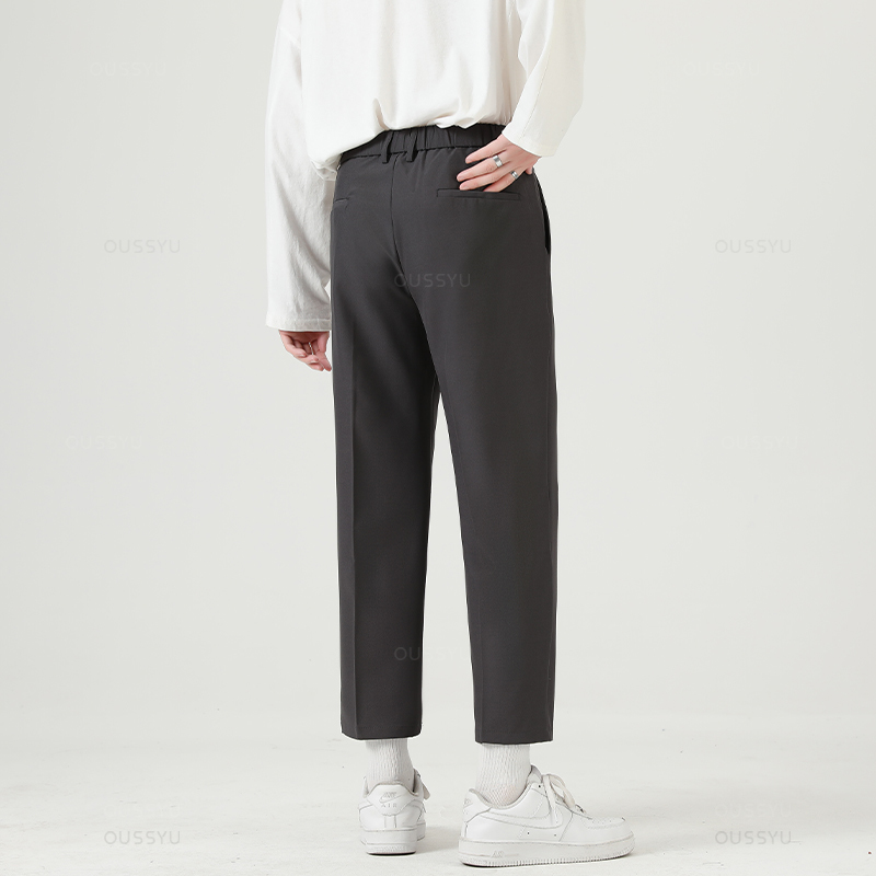ブランド服スムーズスーツパンツ男性ビジネスフォーマル足首丈ワ - Winter Clothing Brand のレビューと価格