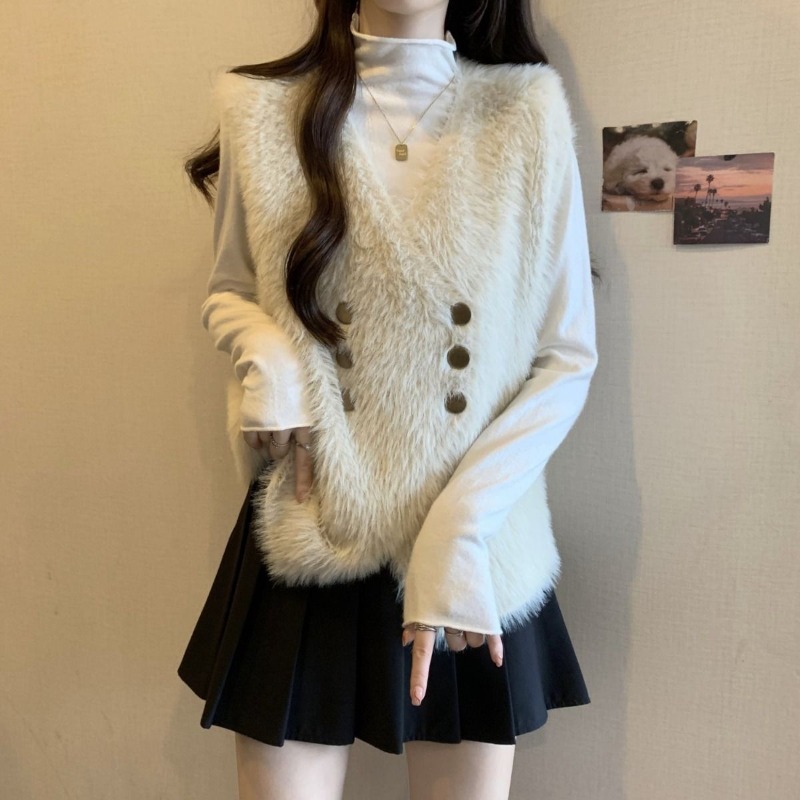 ニットベスト女性用カーディガン衣類販売トップスチョッキ 20 - Winter Clothing Trends 2025 Women'S のレビューと価格