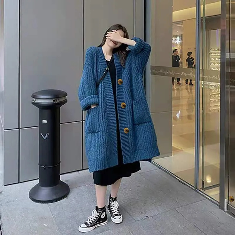 バックルとボタンなしのゆったりとしたレイジー風セーターカーデ - Winter Clothing Trends 2025 Women'S のレビューと価格