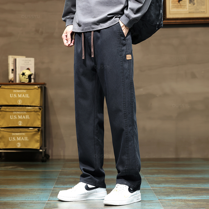 メンズソフトライオクロスパンツ,厚手のルーズフィットパンツ, - Winter Clothing Brand のレビューと価格