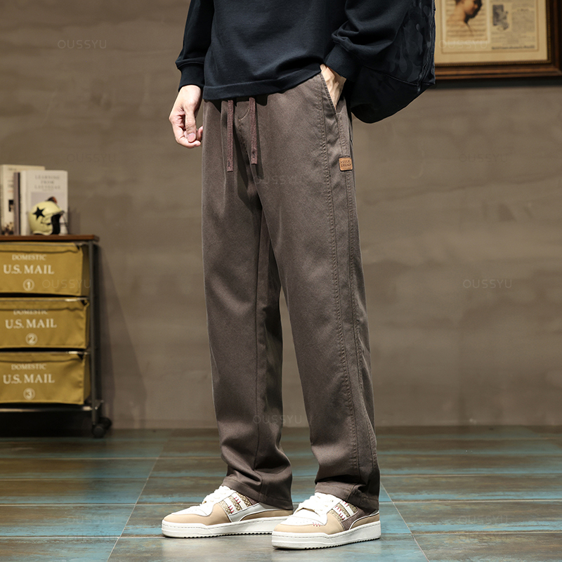 メンズソフトライオクロスパンツ,厚手のルーズフィットパンツ, - Winter Clothing Brand のレビューと価格