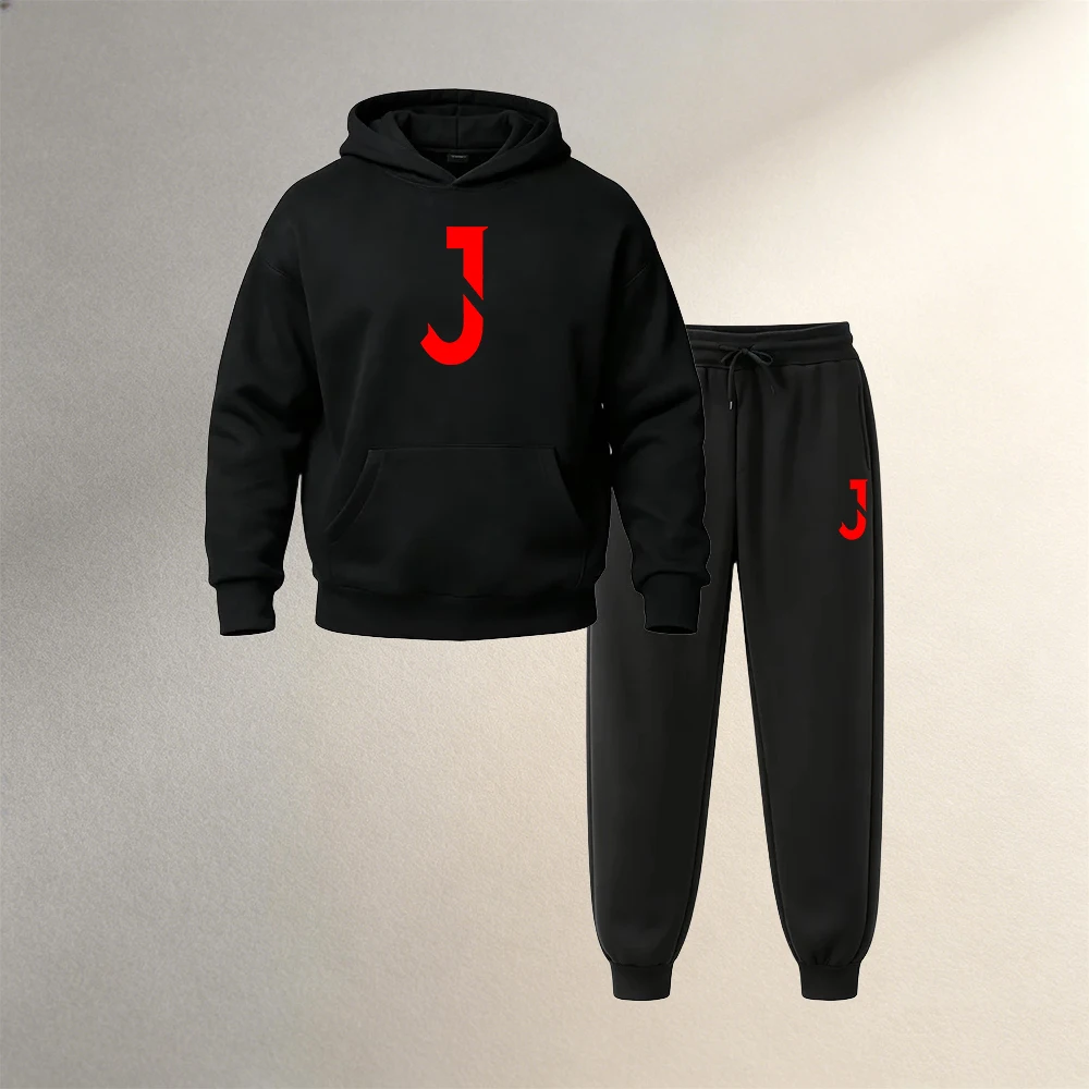 メンズセットアップ 2点セット 秋冬 スポーツカジュアル フ - Warm Winter Clothing のレビューと価格