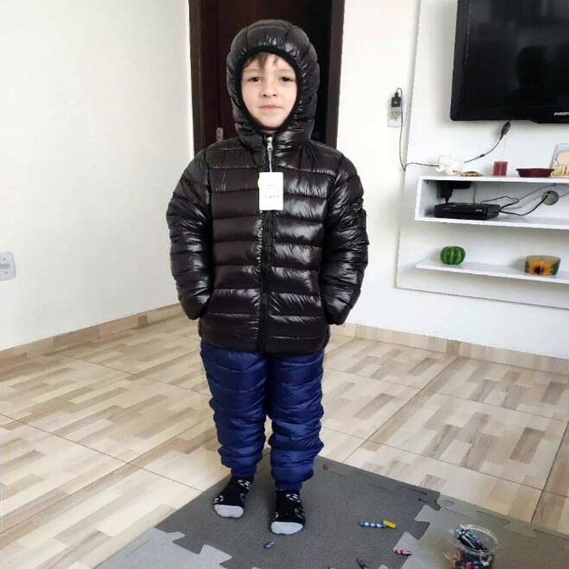 子供、男の子と女の子のコート、10代の学生、暖かい綿の服、ア - Winter Clothing For Boys のレビューと価格