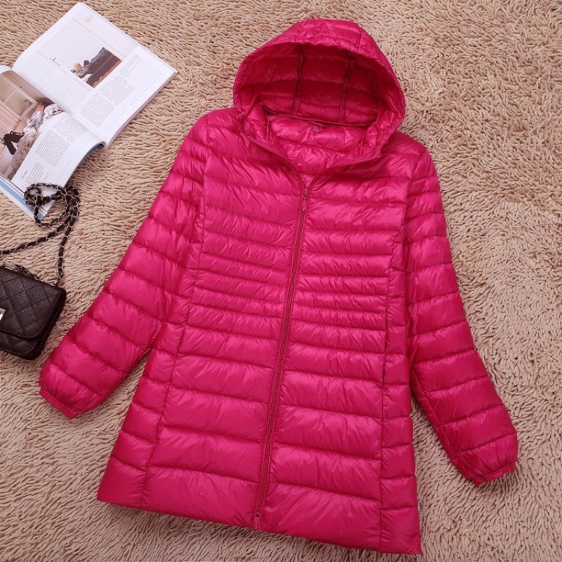 プラスサイズ 5XL 6XL 7XL 女性のフード付きパファ - Winter Clothing Online のレビューと価格