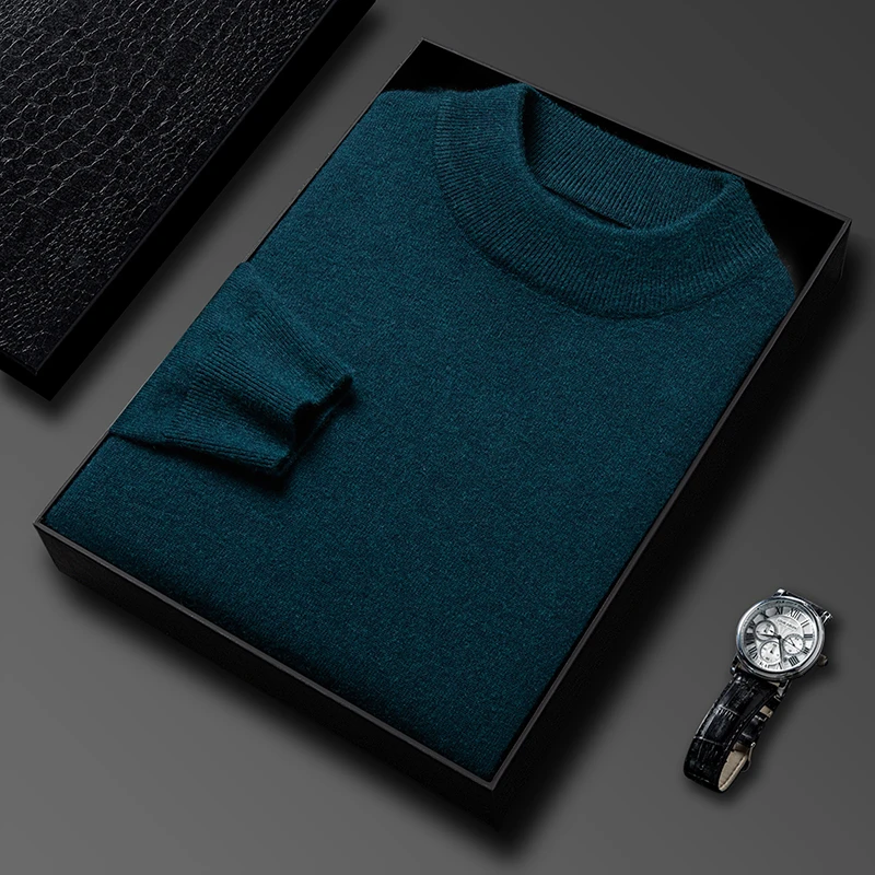 ハーフタートルネックニットセーター新秋/冬モックネックスウェ - Winter Clothing Brand のレビューと価格