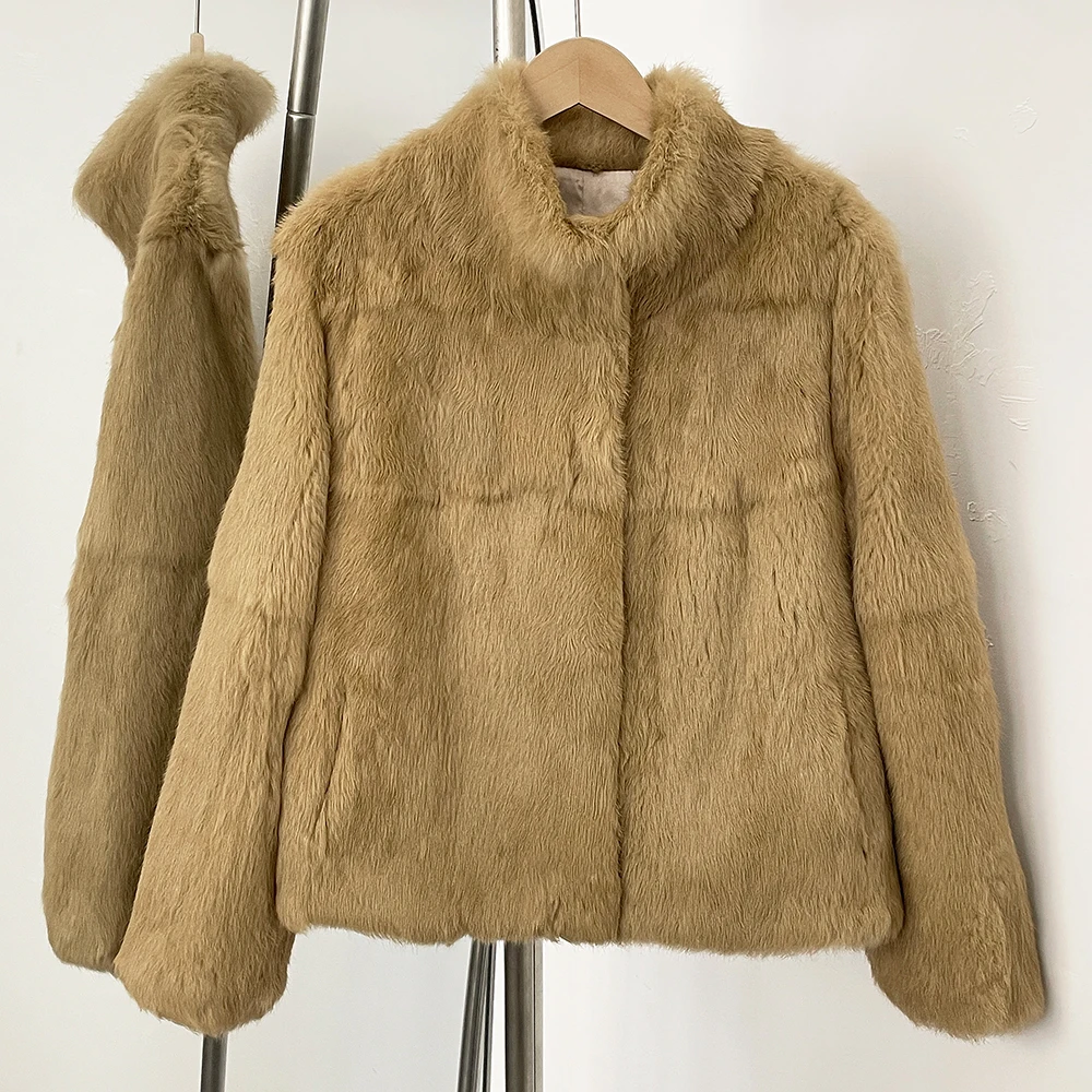 2025年秋冬新作 レディース ナチュラルラビットファーコー - Winter Clothing Store のレビューと価格