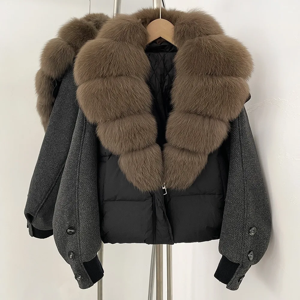 女性用ダウンジャケット ダックダウンパーカー 天然毛皮付き  - Winter Clothing Store のレビューと価格