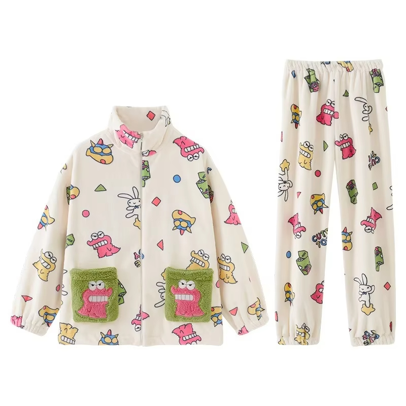 かわいいアニメクレヨンしんちゃん女性のパジャマセットかわいい - Winter Clothing Anime のレビューと価格
