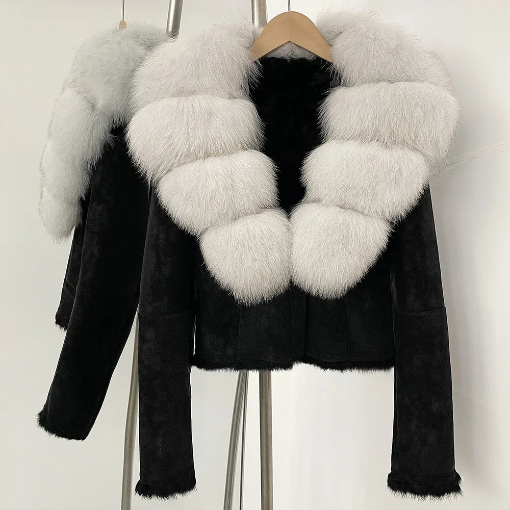 OFTBUY 天然フォックスファーカラーコート 秋冬 レディ - Winter Clothing Store のレビューと価格