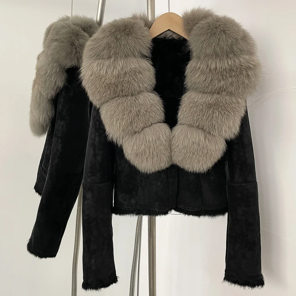 OFTBUY 天然フォックスファーカラーコート 秋冬 レディ - Winter Clothing Store のレビューと価格