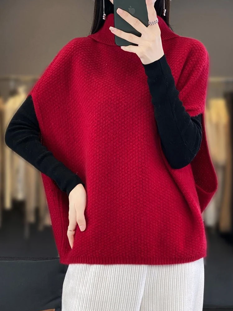 女性用ニットベスト、ゆったりとしたロング丈、ベージュのハイネ - Winter Clothing Trends 2025 Women'S のレビューと価格