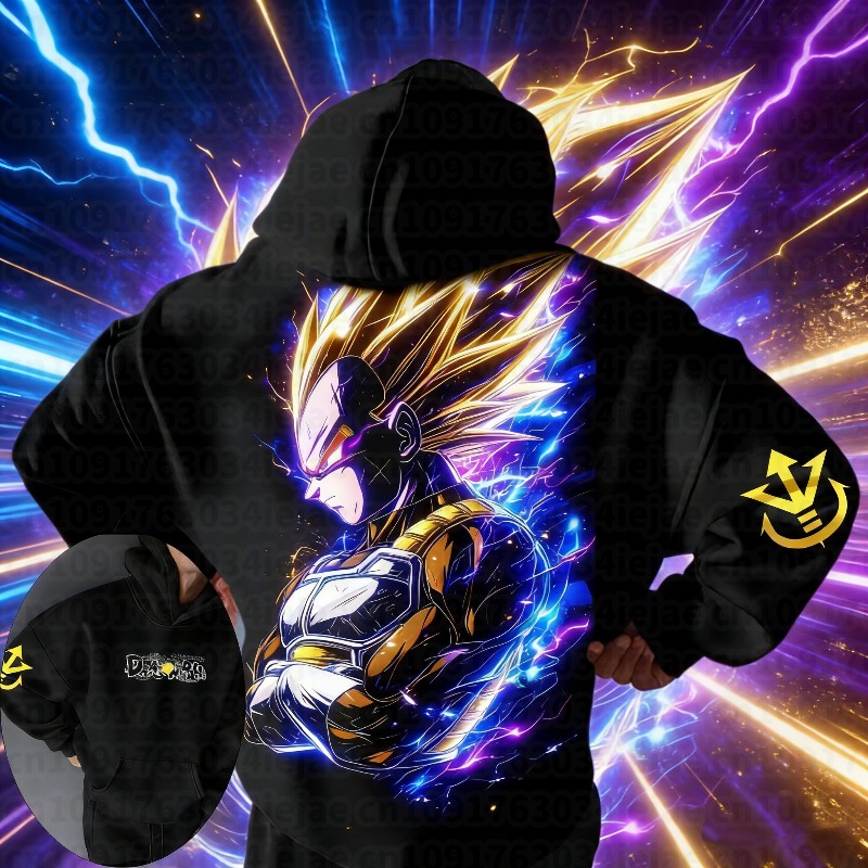 2026 ドラゴンボールメンズパーカーセーター魔人ブウ日本ア - Winter Clothing Anime のレビューと価格