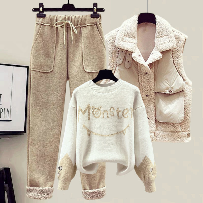 2024 冬の新カシミヤベストコート刺繍ニットセーターカジュ - Winter Clothing Sale のレビューと価格