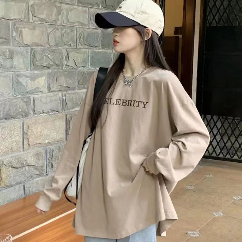 プリントTシャツ レディース トップス ゆったり ブラウン  - Winter Clothing Trends 2025 Women'S のレビューと価格