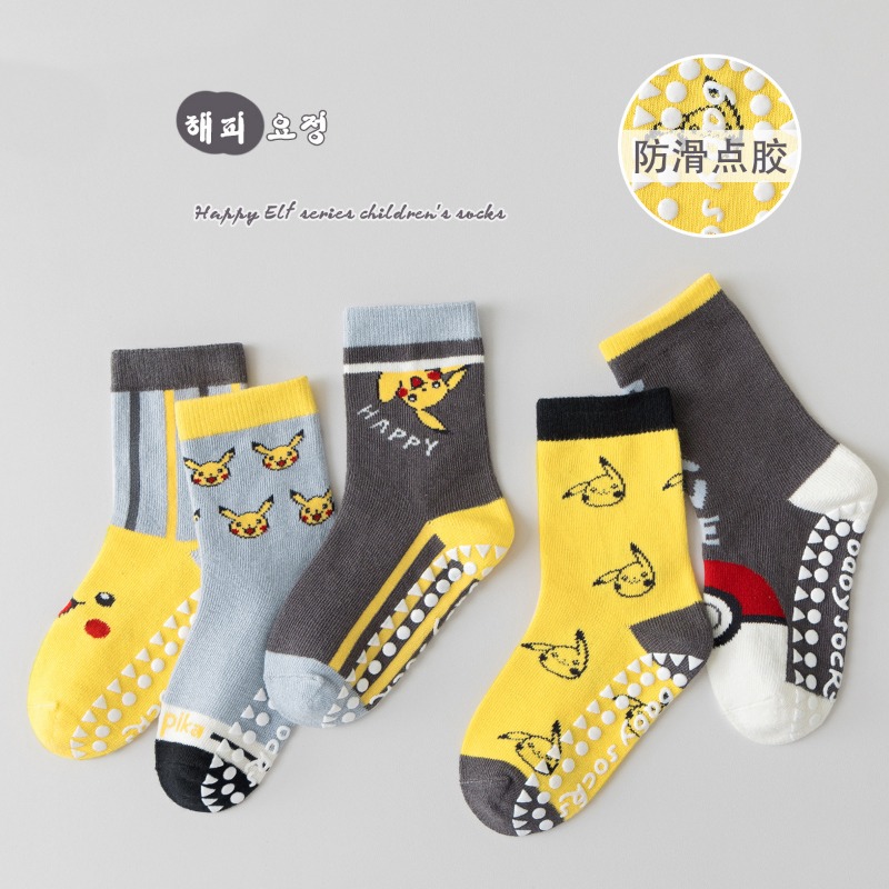 5足組 アニメ ベビー 子供用靴下 漫画柄 冬用 キッズソッ - Winter Clothing Anime のレビューと価格