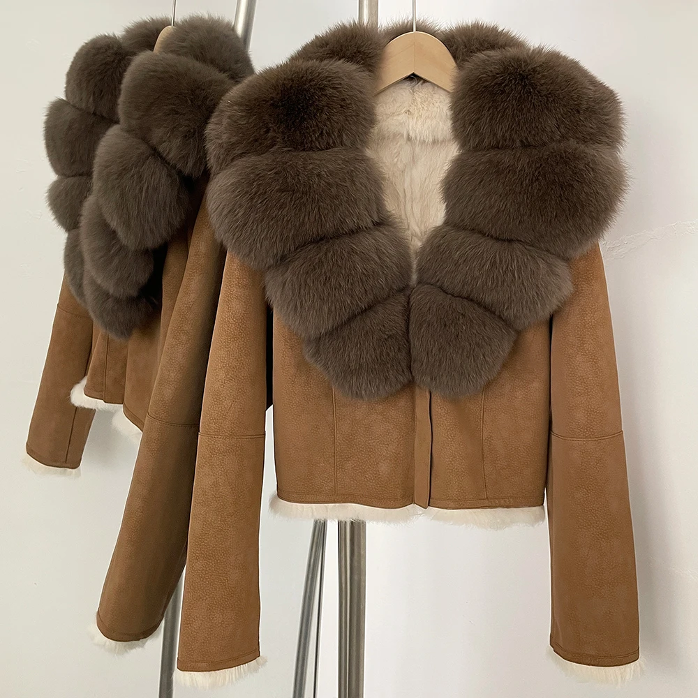 2025秋冬新作 ファー ジャケット スエード レザー 本物 - Winter Clothing Store のレビューと価格