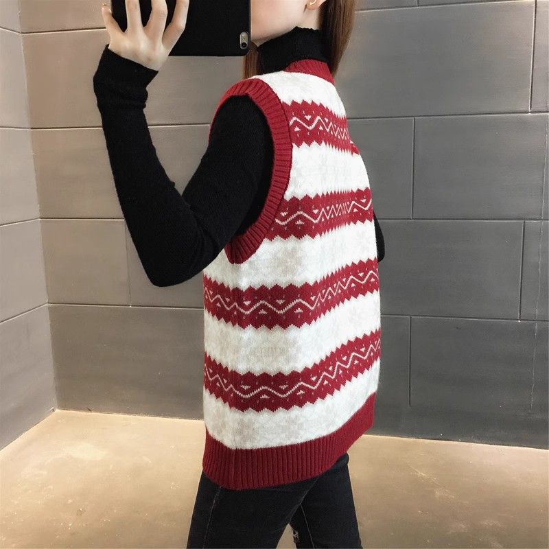レディースニットベストプルオーバーヴィンテージフォーマルカジ - Winter Clothing Trends 2025 Women'S のレビューと価格