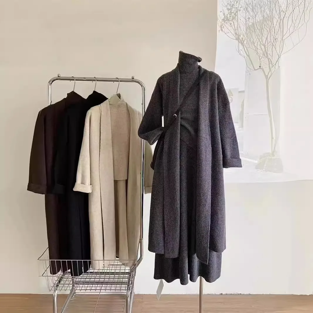 3 点セット女性ロングセーターベスト 2025 ジャンパード - Winter Clothing Sale のレビューと価格