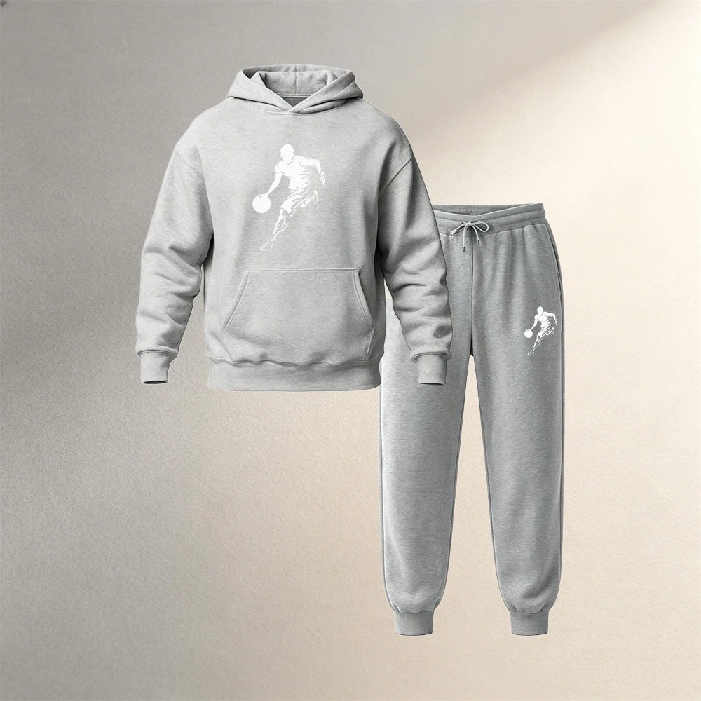 メンズ服 プルオーバーフーディセット 2ピース 秋冬 スポー - Warm Winter Clothing のレビューと価格