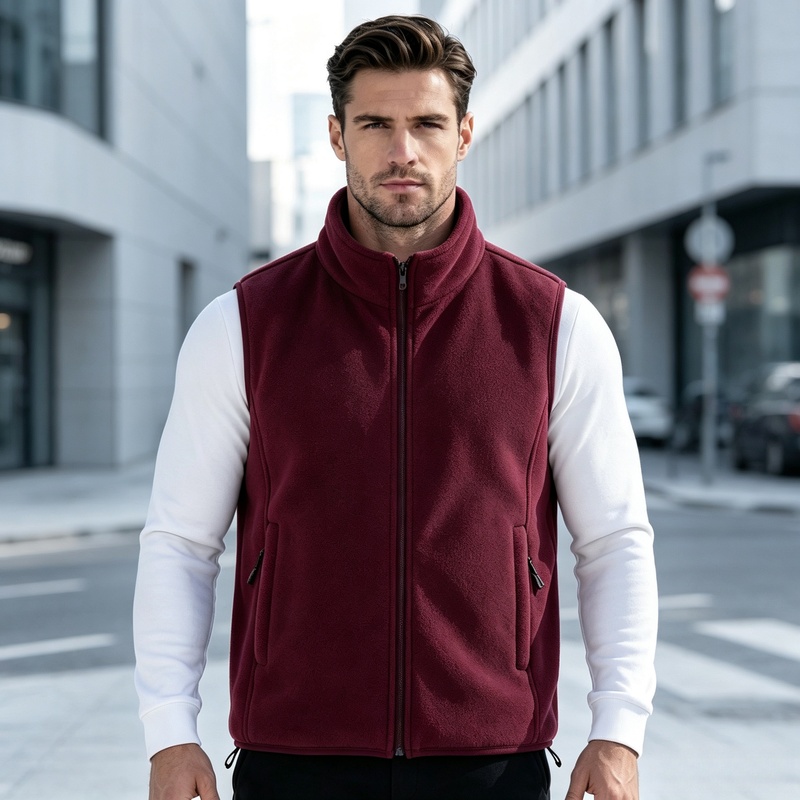 新作秋冬ポーラーフリースベスト メンズウェア パーカー フェ - Winter Clothing Store のレビューと価格