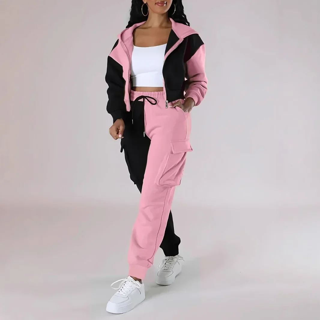 女性ルース秋冬 2 枚スーツマッチングセットパーカートラック - Winter Clothing Sale のレビューと価格