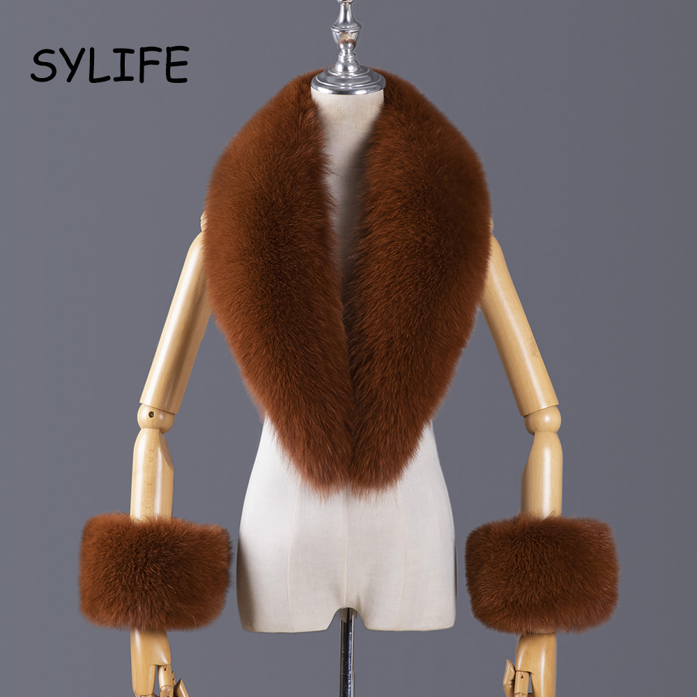 2025年 本物の狐の毛皮の襟 冬 レディース 高級毛皮スカ - Winter Clothing Online のレビューと価格