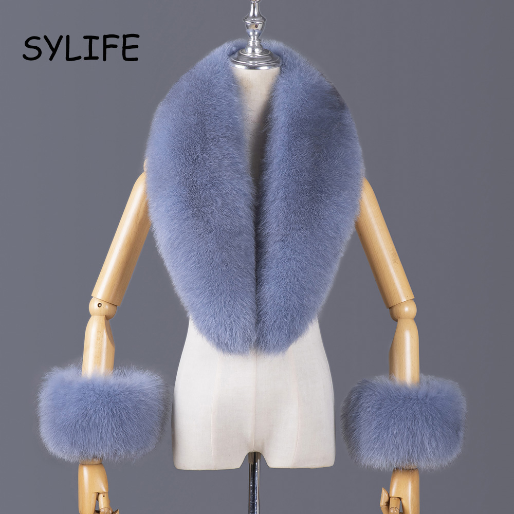 2025年 本物の狐の毛皮の襟 冬 レディース 高級毛皮スカ - Winter Clothing Online のレビューと価格