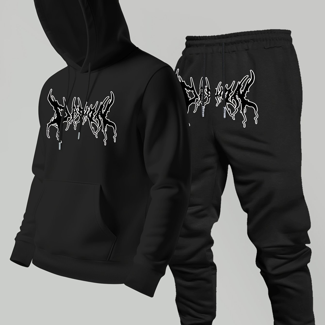 ストリートトレンドブランドのプリント入りフード付きスウェット - Winter Clothing Brand のレビューと価格