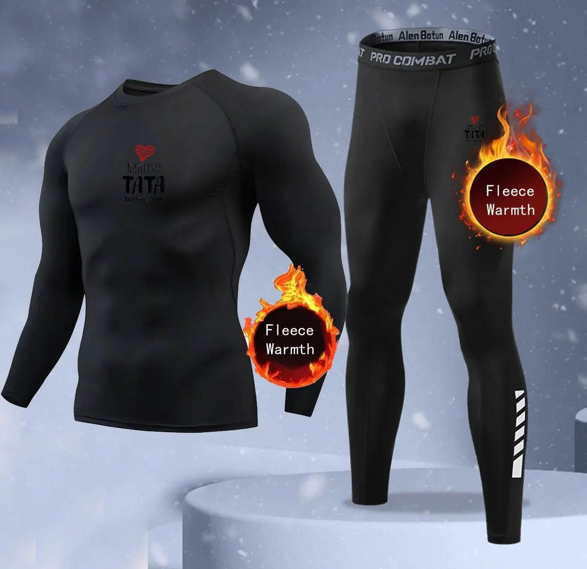 冬の新作メンズ・レディース用ツーピーススポーツ＆フィットネス - Warm Winter Clothing のレビューと価格