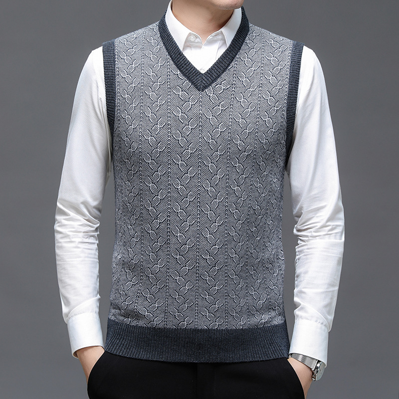 ブラウンブランドセーターメンズ服 2026 秋ウール無地ニッ - Winter Clothing Brand のレビューと価格
