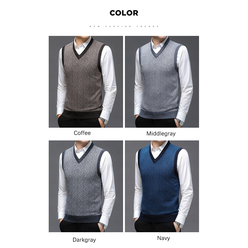 ブラウンブランドセーターメンズ服 2026 秋ウール無地ニッ - Winter Clothing Brand のレビューと価格