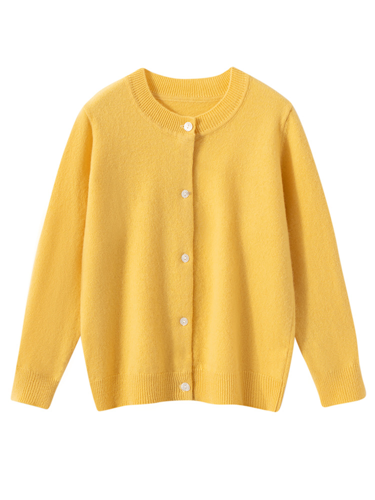 子供のウールセーター O ネックカーディガン秋冬男の子女の子 - Winter Clothing For Boys のレビューと価格