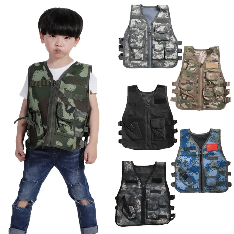 子供軍戦術軍事狙撃ベスト狩猟 CP 迷彩制服ジャングル戦闘服 - Winter Clothing For Boys のレビューと価格