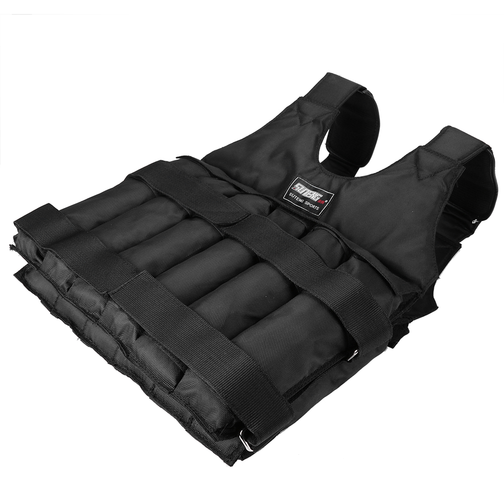 1 - 110LBS 調節可能な加重ベストランニングローディ - Winter Clothing Online のレビューと価格