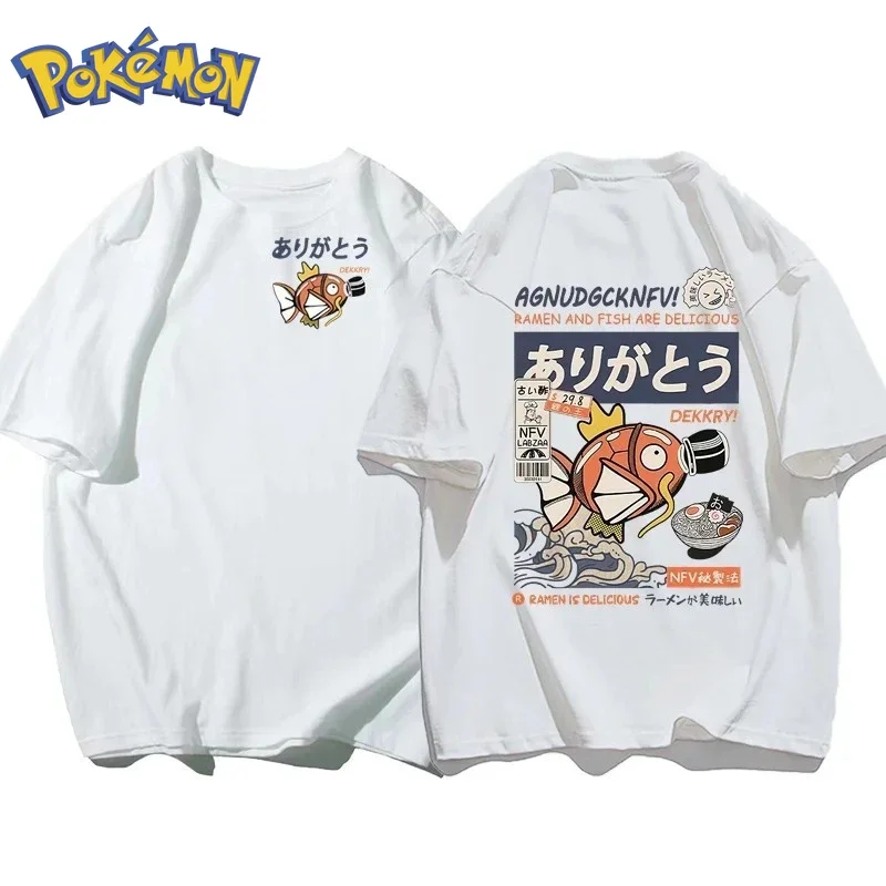 ポケモンアニメコイキングプリントTシャツ2026秋冬新作原宿 - Winter Clothing Anime のレビューと価格