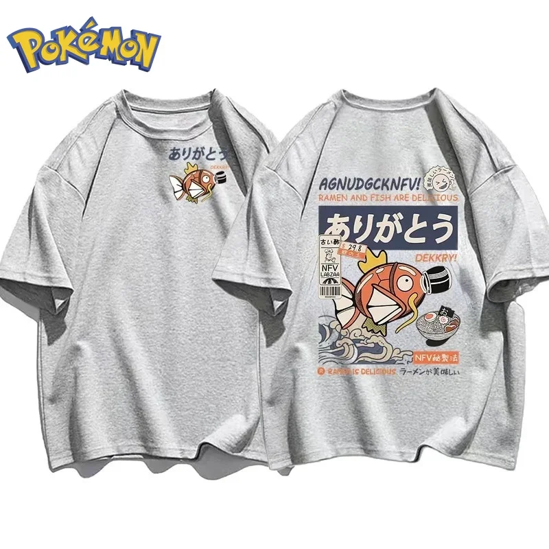 ポケモンアニメコイキングプリントTシャツ2026秋冬新作原宿 - Winter Clothing Anime のレビューと価格